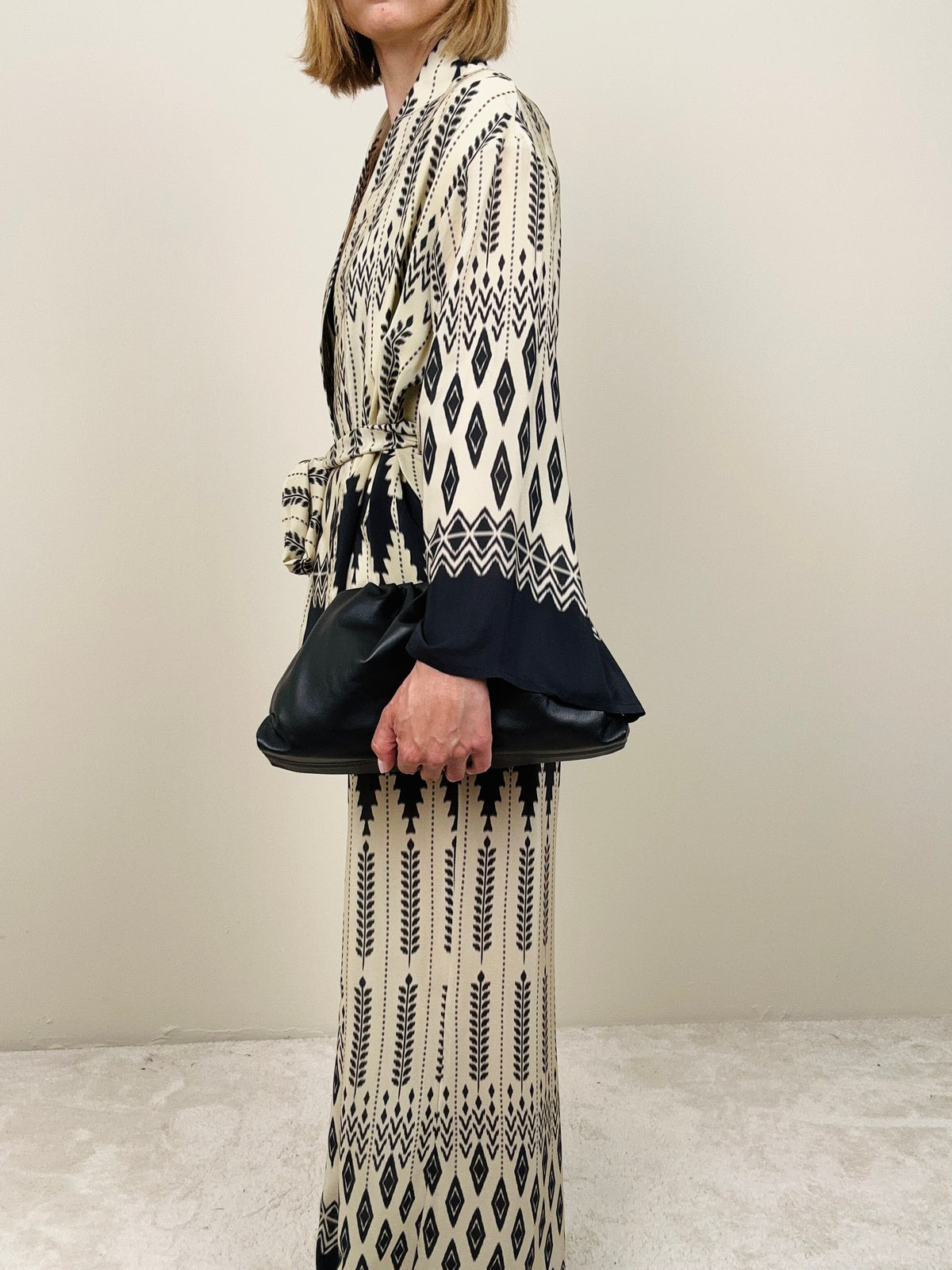 Pantalone in fantasia geometrica