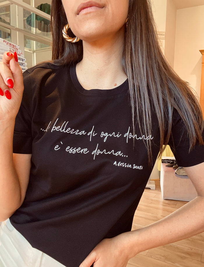 T-shirt frase Alessia Santi