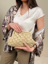 Clutch in rafia (più colori)