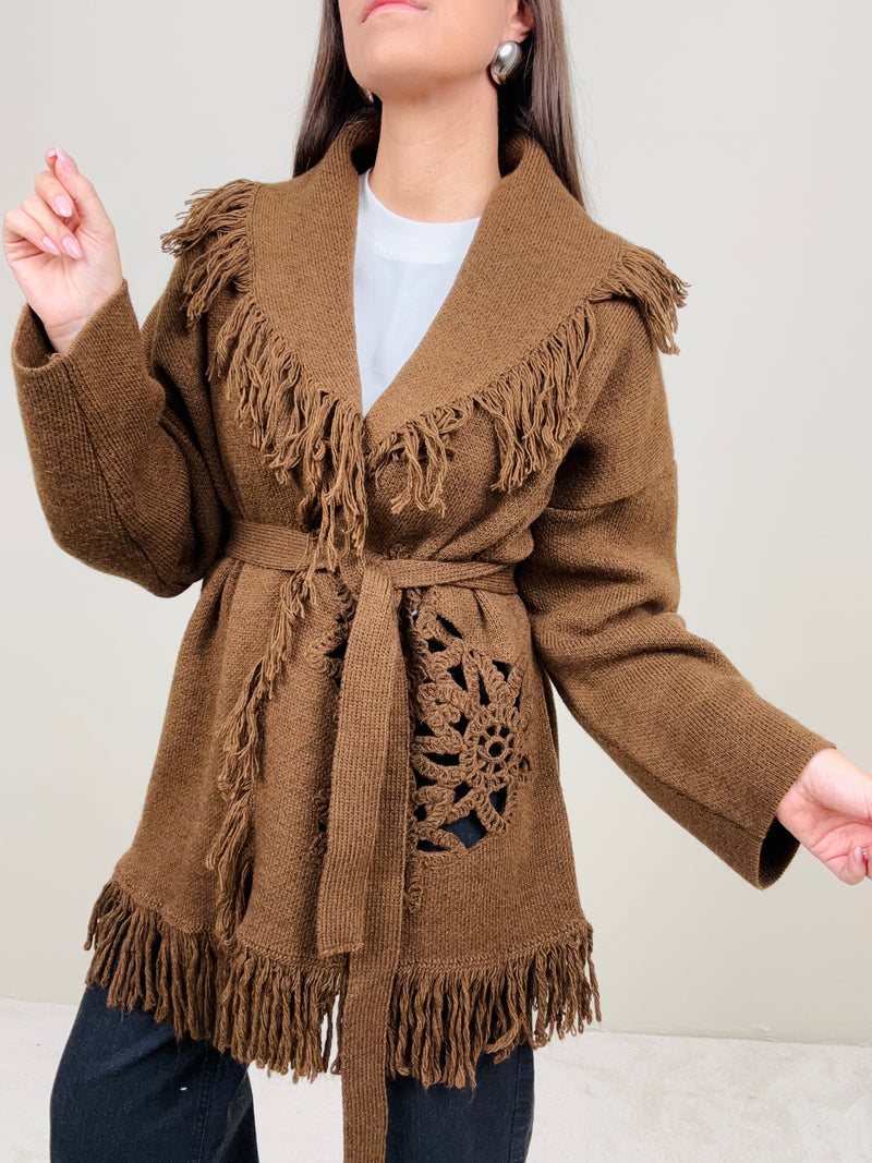 Cardigan con inserto (più colori)
