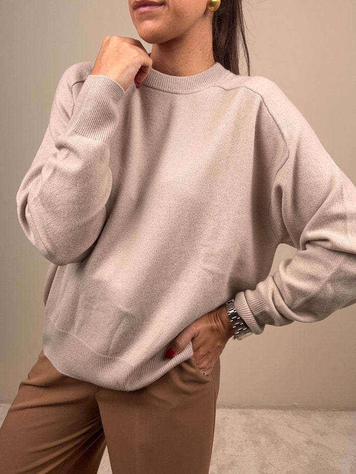 Maglione cacha in pura lana