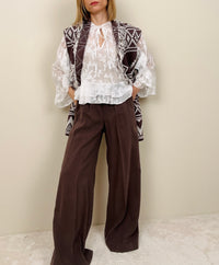 Pantalone cioccolato in modal