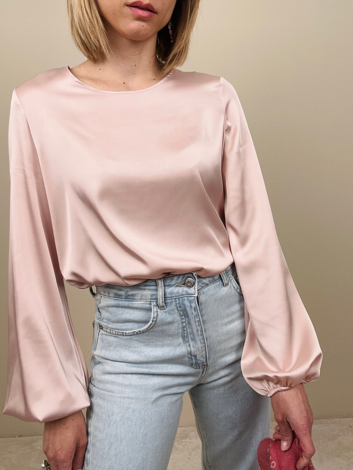 Camicia rosa baby