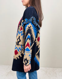 Cardigan Messico blu