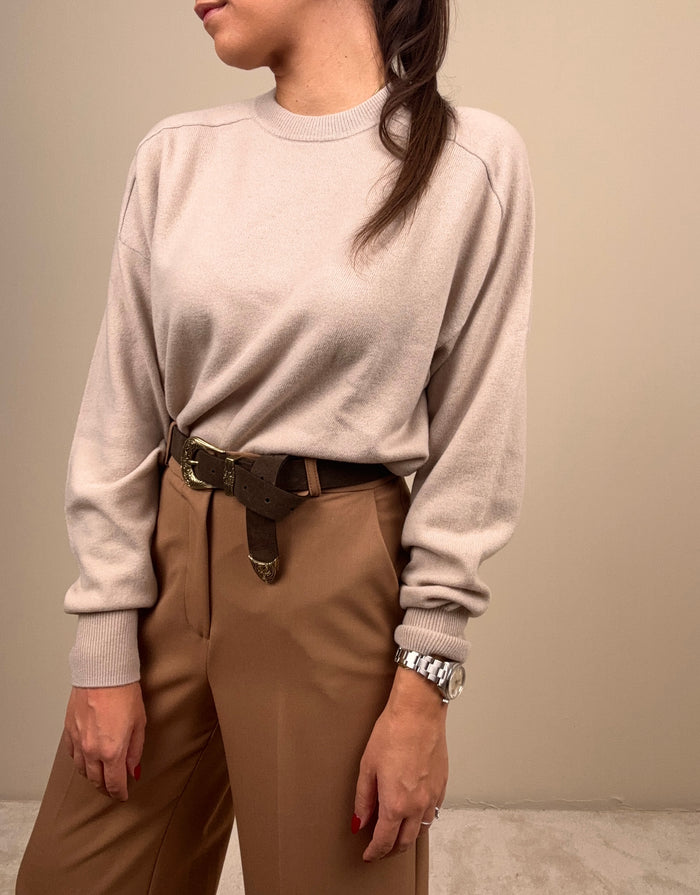 Maglione cacha in pura lana