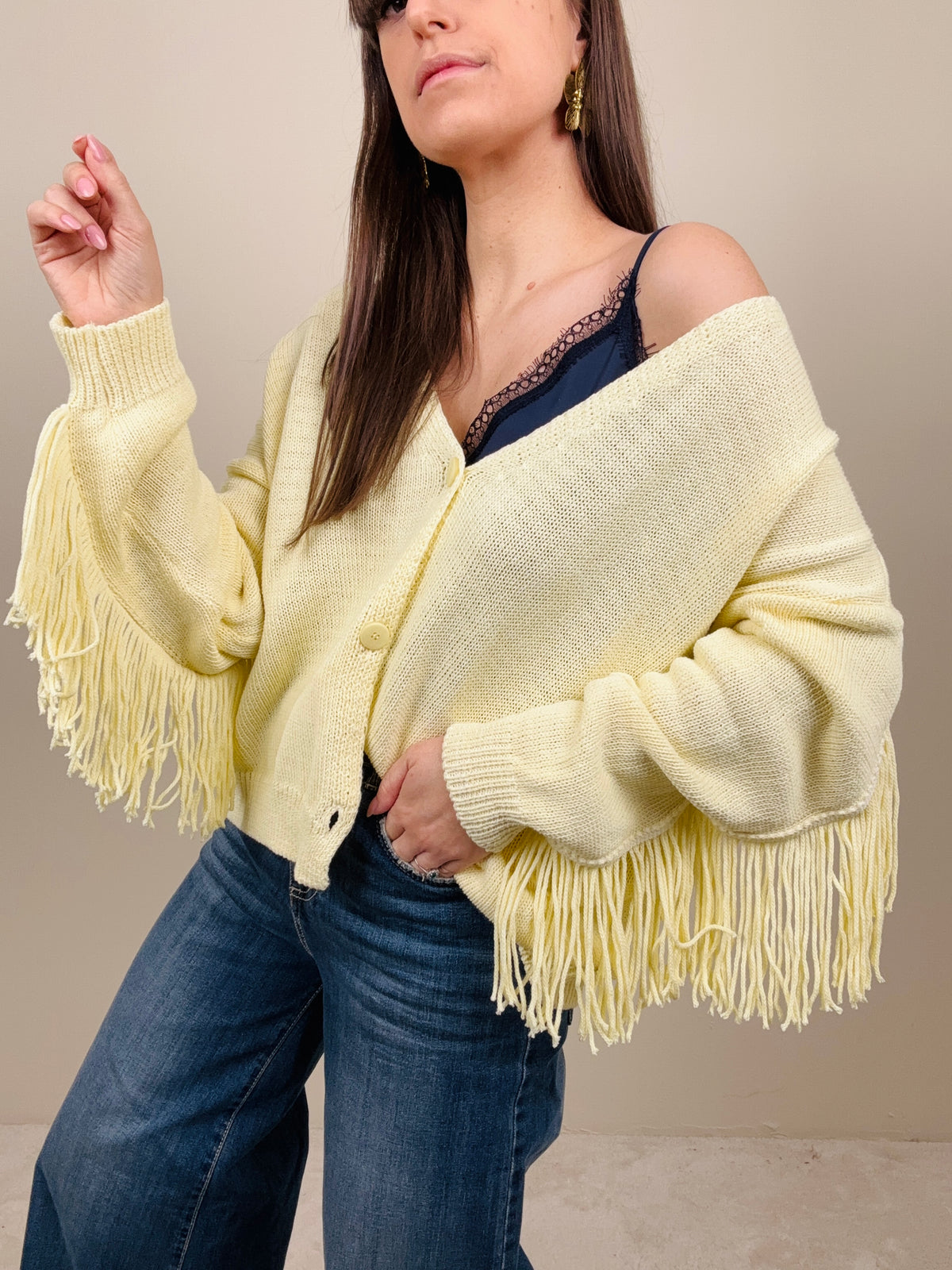 Cardigan frange (più colori)