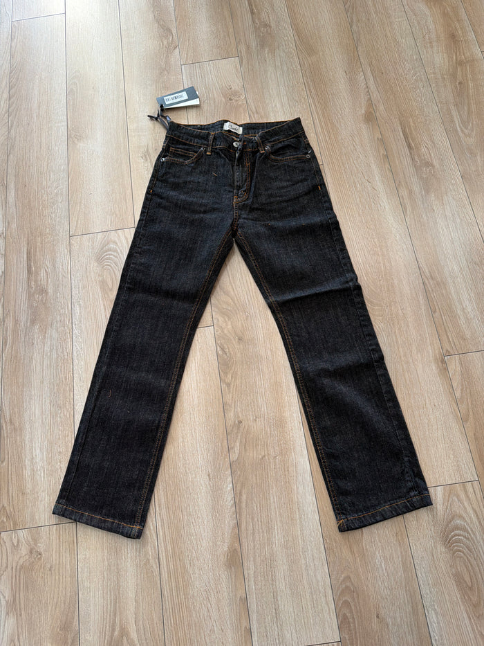 Jeans dritto nero lavagna