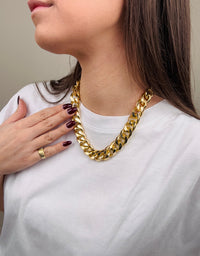 Collana catena piatta