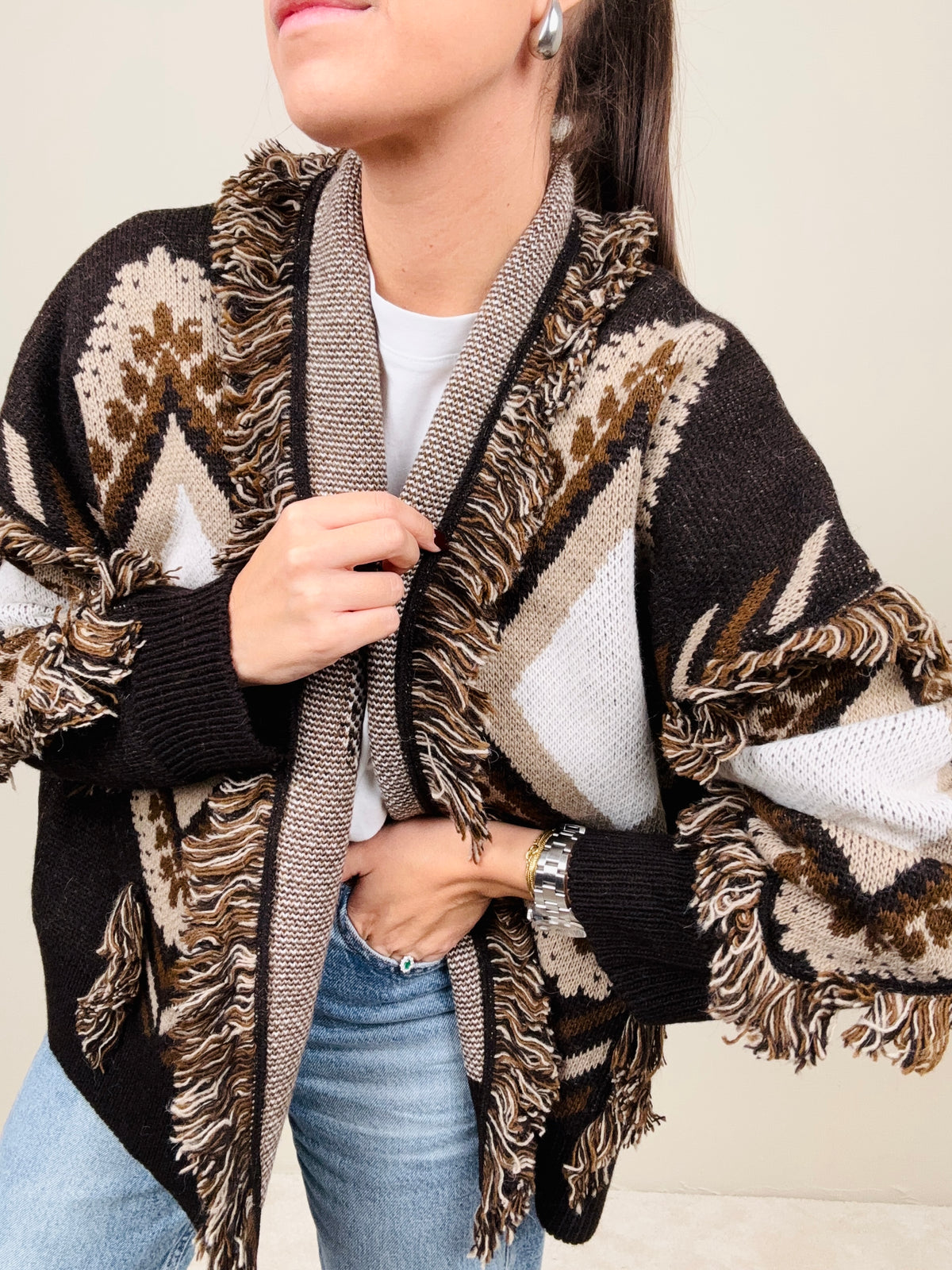 Cardigan rombi (più colori)