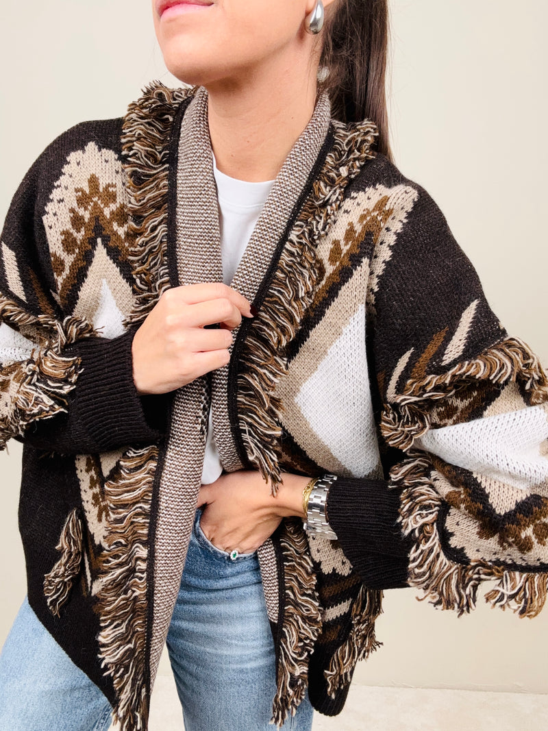 Cardigan rombi (più colori)