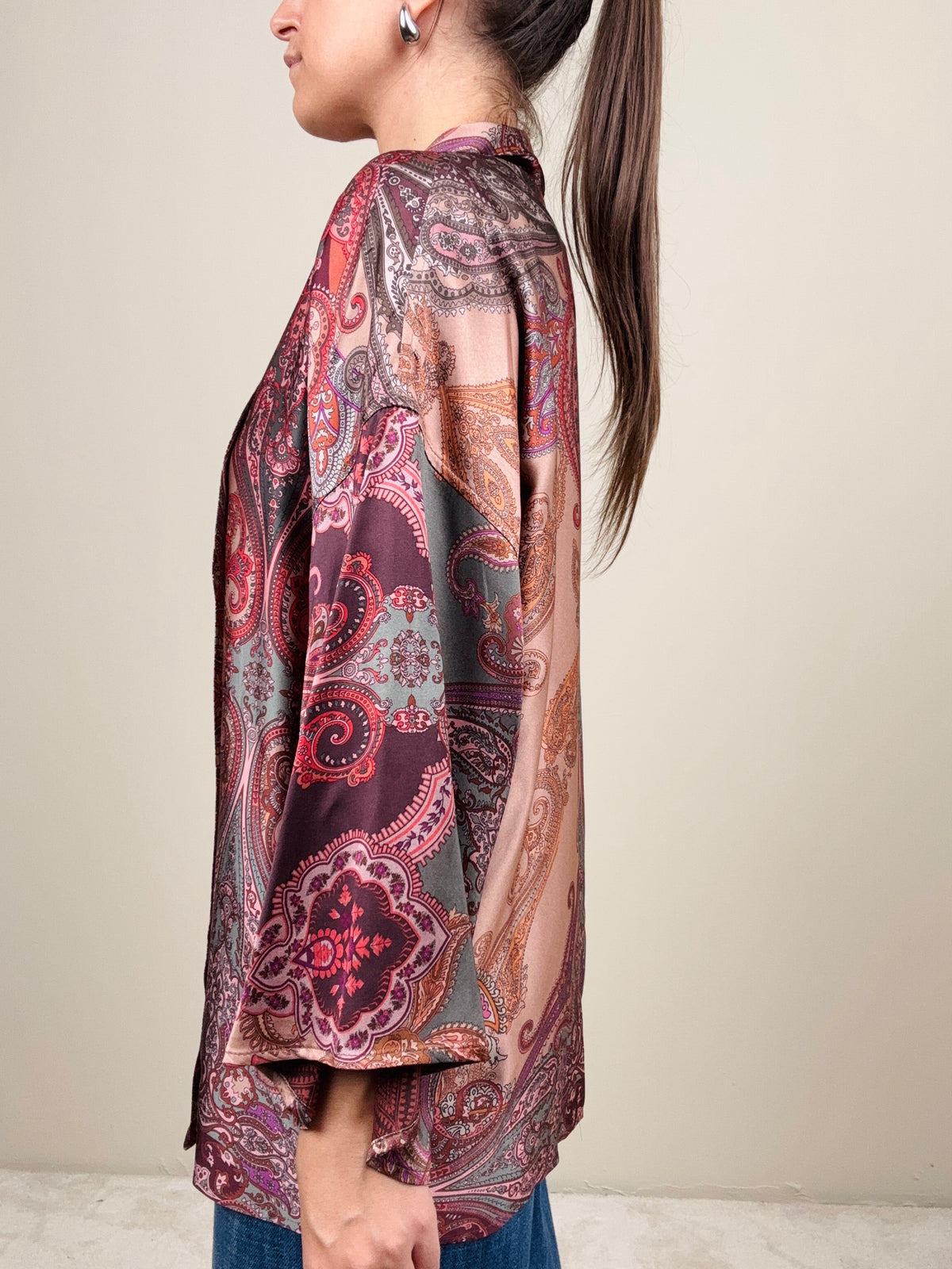 Kimono in fantasia rosa