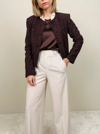 Pantalone a palazzo burro