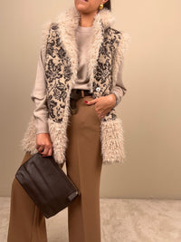 Pantalone palazzo cammello