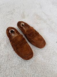 Mocassino con elastico dietro