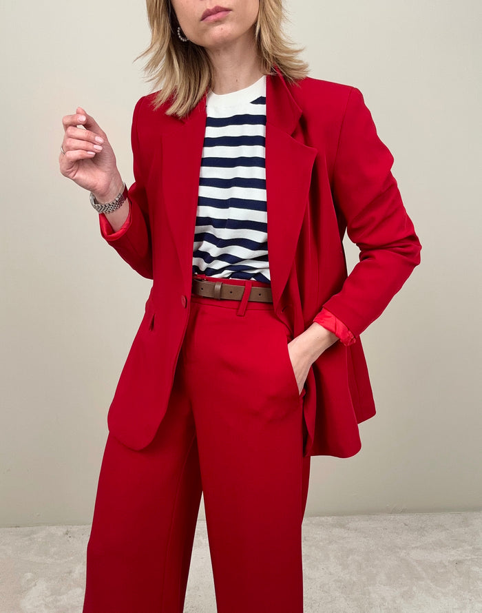 Giacca completo rosso