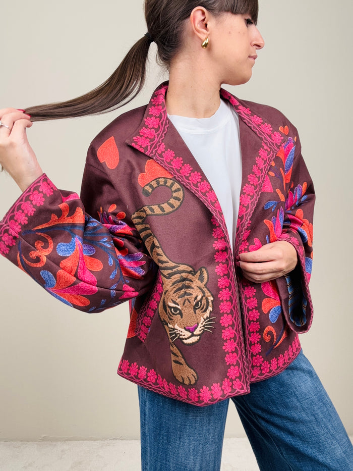 Giacca Nomad con tigre