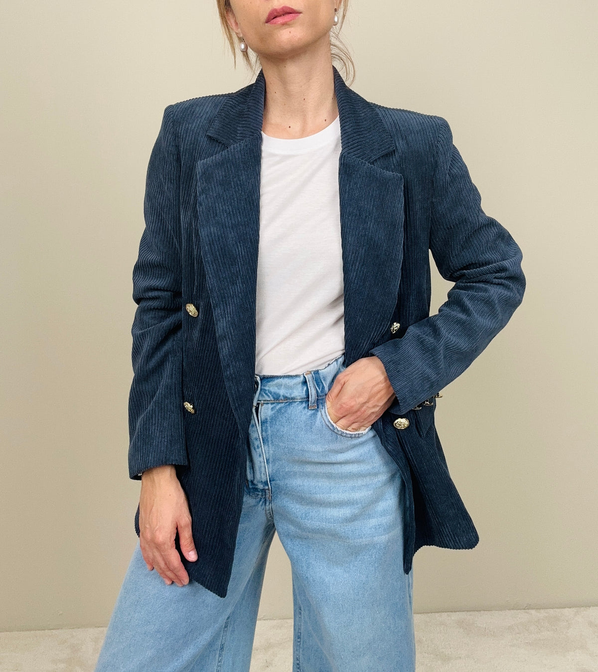 Blazer in velluto