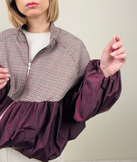 Bomber in fantasia bordeaux