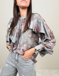 Camicia fantasia polvere