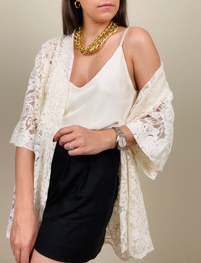 Kimono in pizzo
