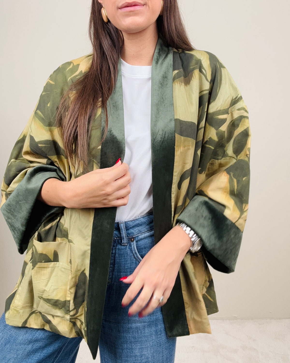 Kimono sui toni del verde