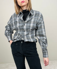 Camicia check sfiancata