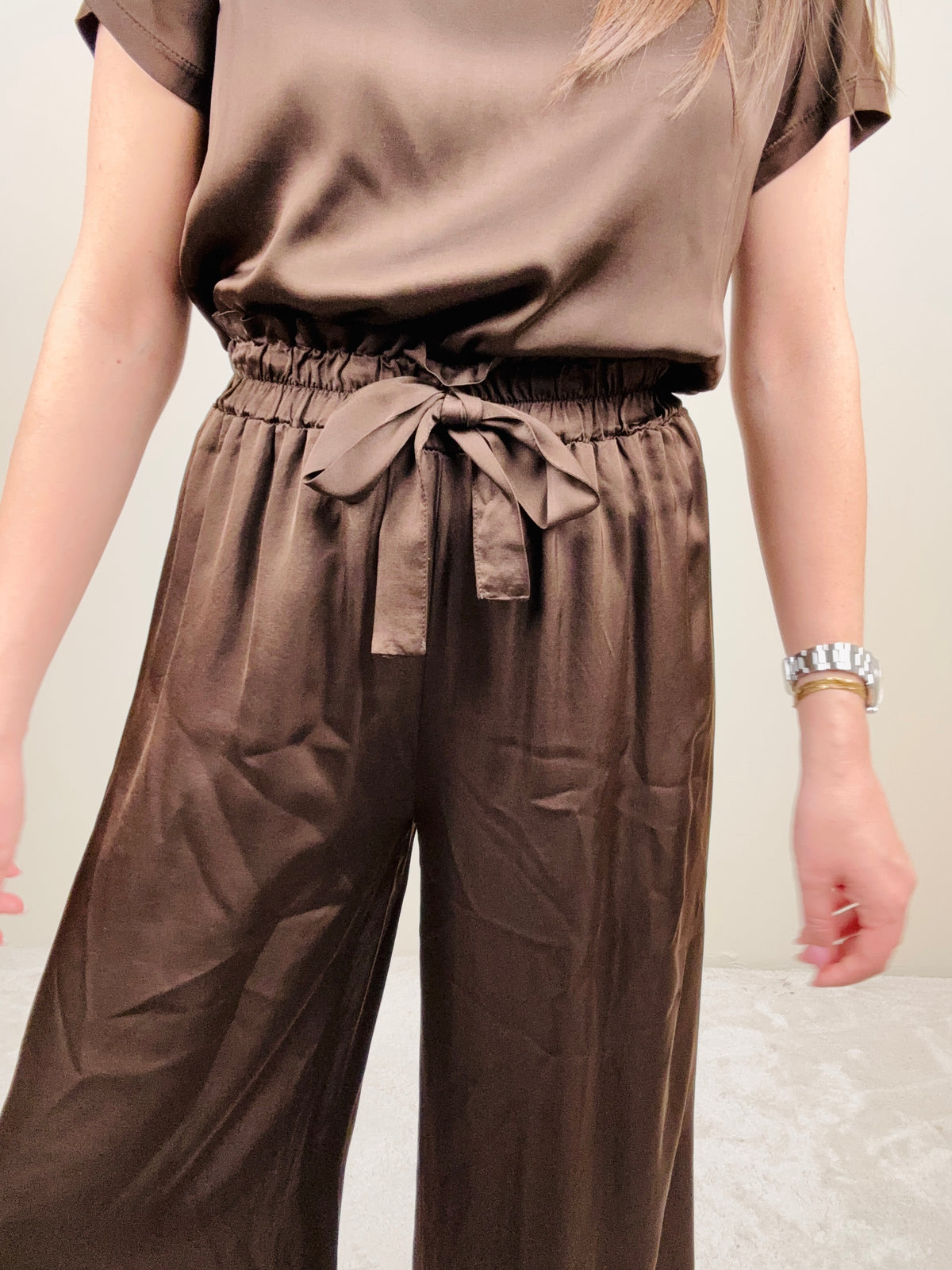Completo scivolato cioccolato