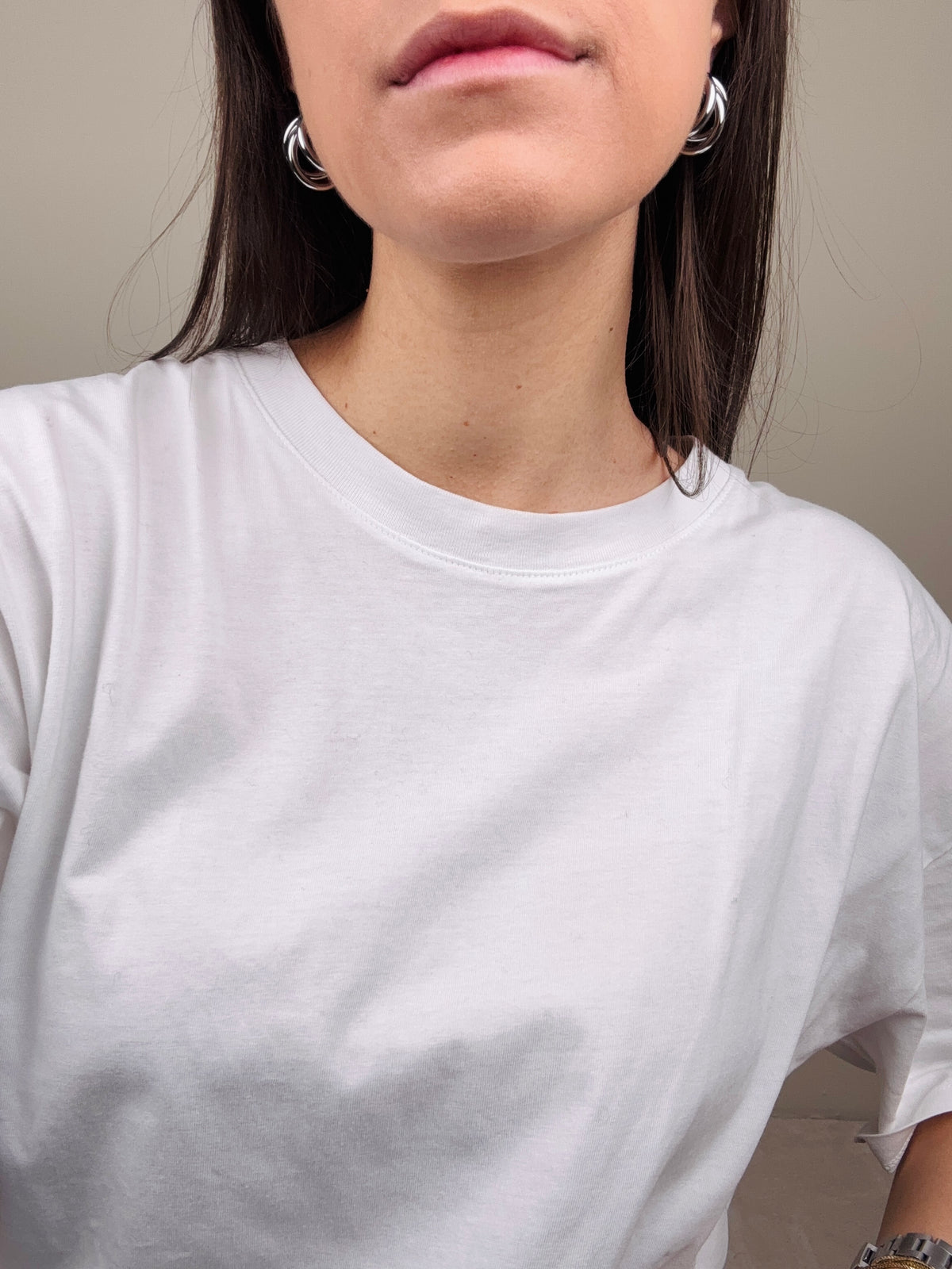 Orecchini cerchio tris (più colori)