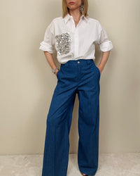 Jeans in tessuto leggero