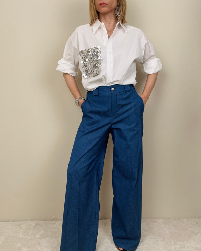 Jeans in tessuto leggero