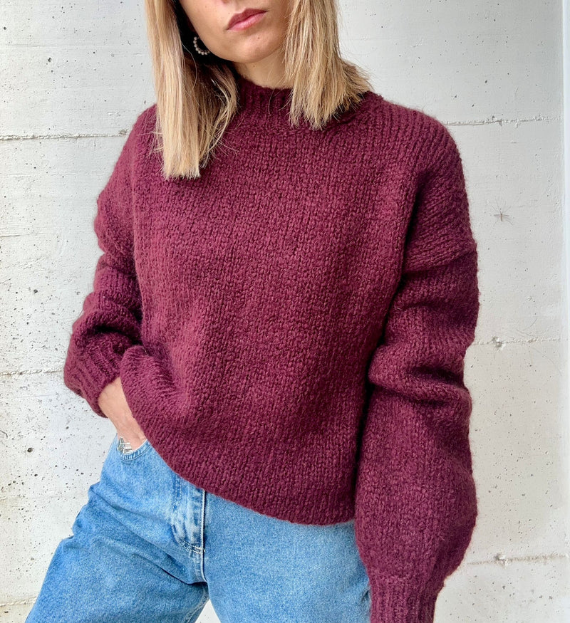 Maglione burgundy