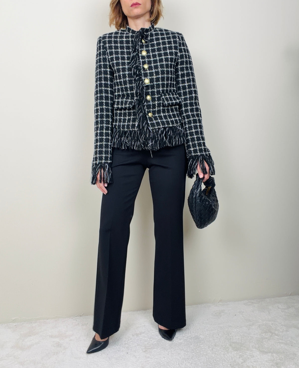 Pantalone punto milano stellina