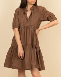Abito in cotone cacao Soallure