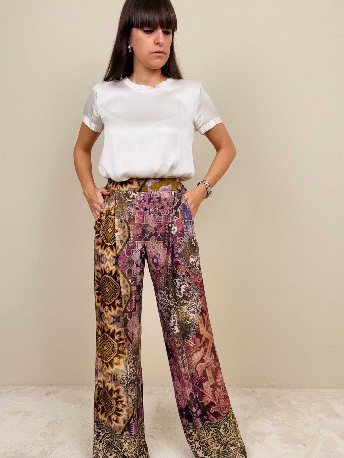 Pantalone in fantasia autumn