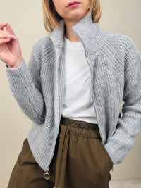 Maglione con zip lunga (più colori)