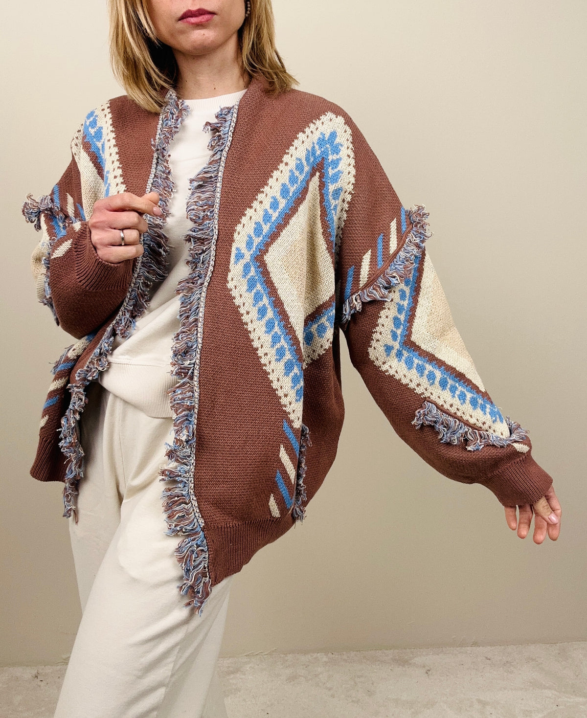 Cardigan rombi (più colori)