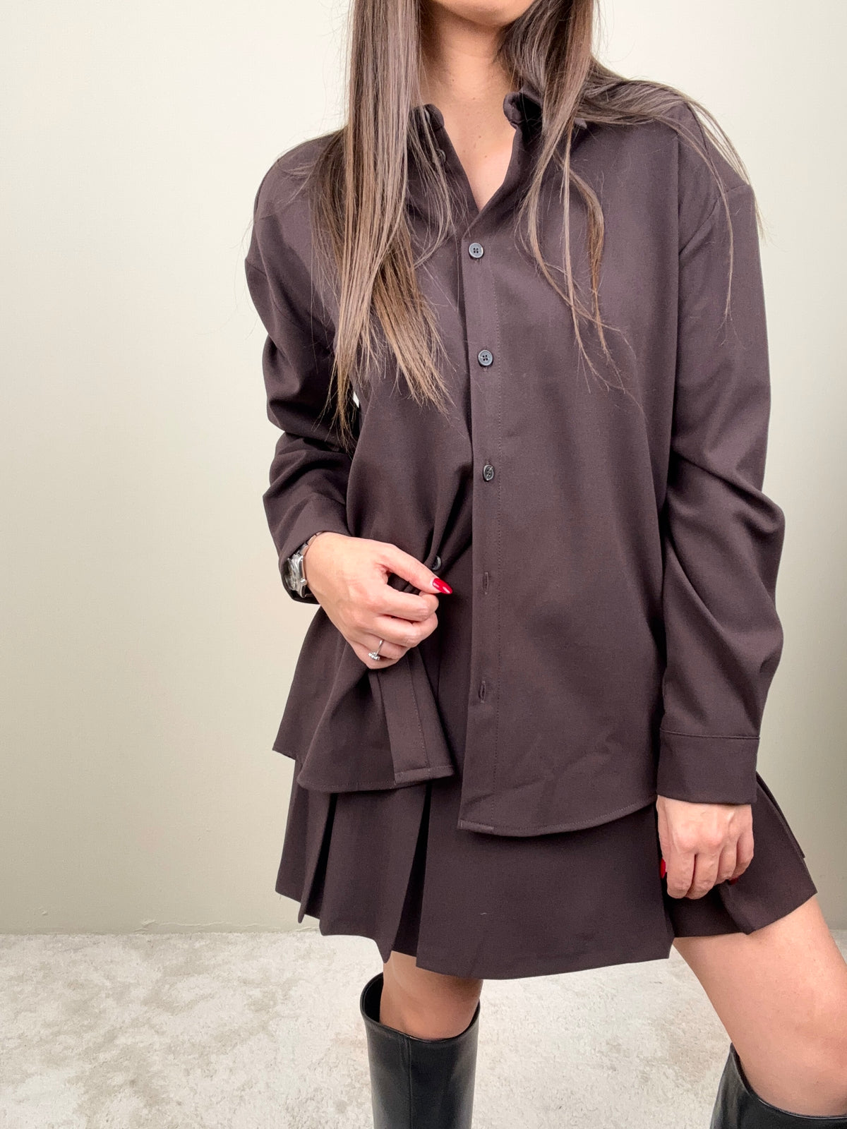 Camicia con colletto (più colori)