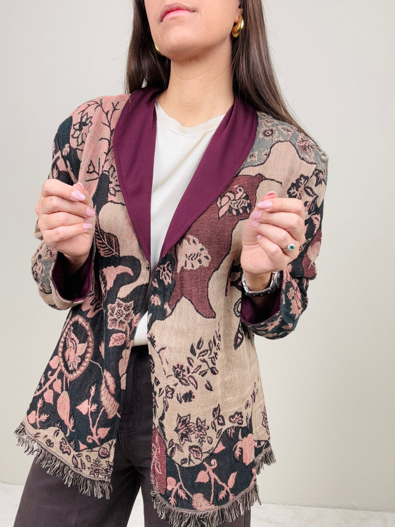Kimono Sveva bordeaux
