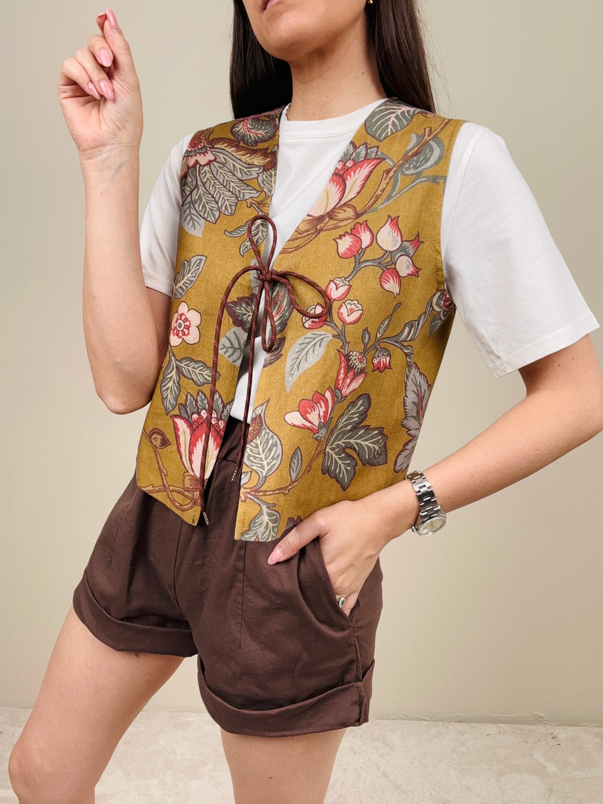Gilet con laccetto
