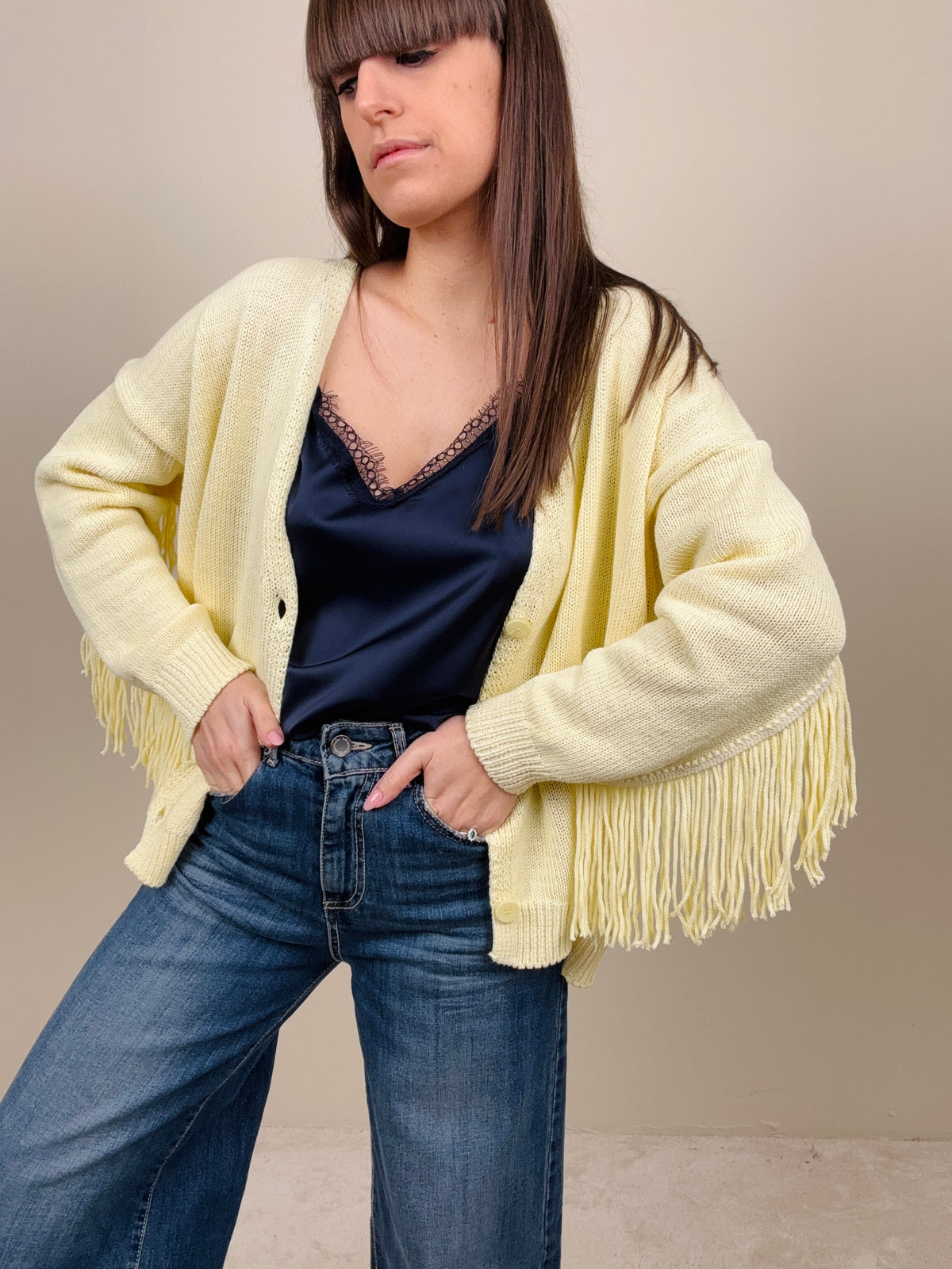 Top con pizzo (più colori)