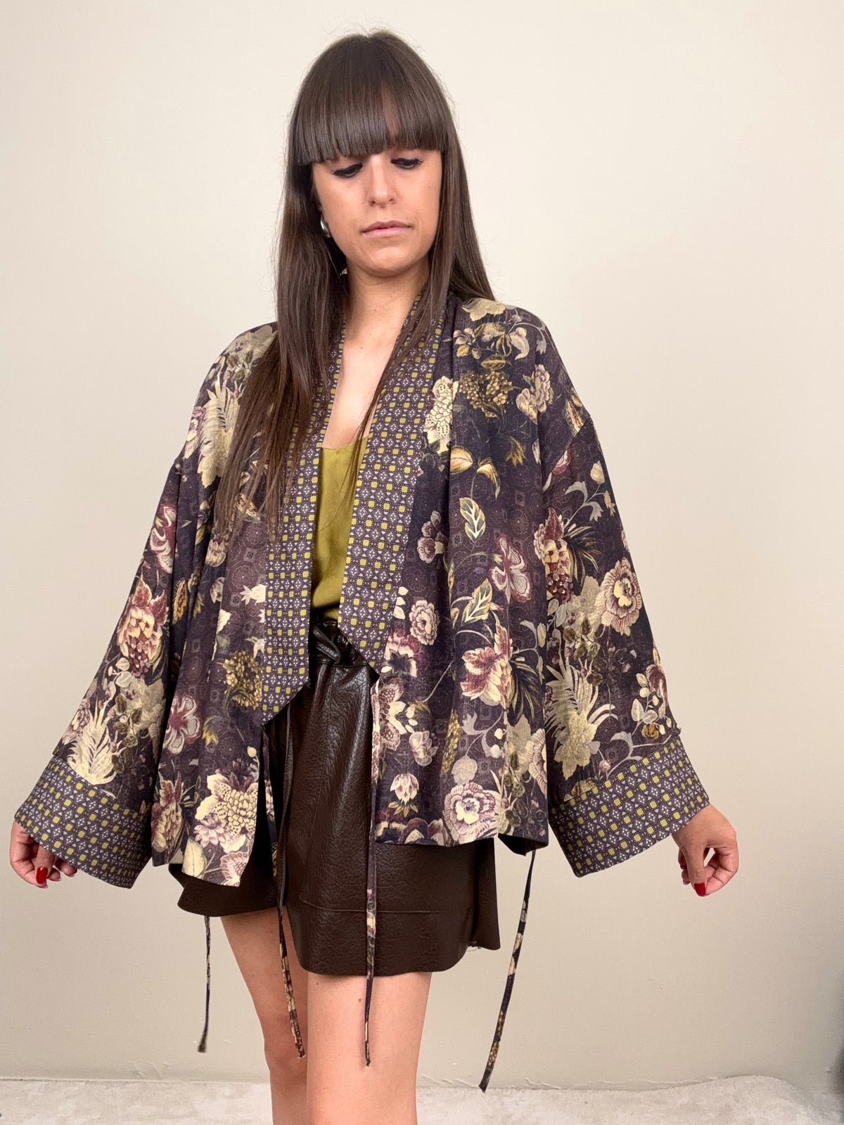 Short in ecopelle moro