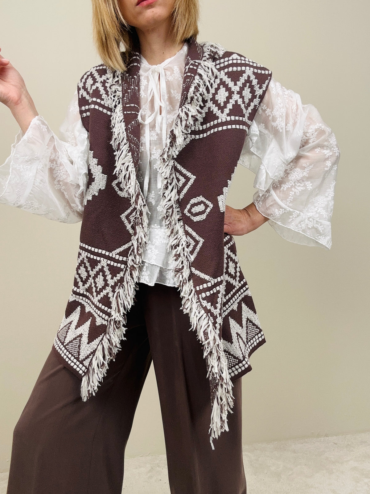 Gilet in maglia Maya (più colori)