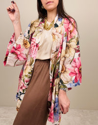 Kimono Flora rosa