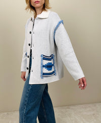 Cardigan ghiaccio-azzurro