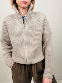 Maglione con zip lunga (più colori)