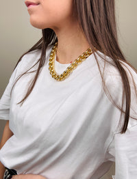 Collana catena avvolta (piu colori)