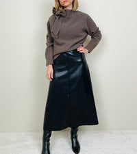 Gonna in ecopelle (più colori)