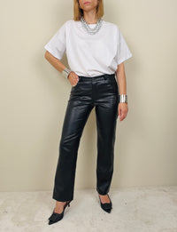 Pantalone in ecopelle