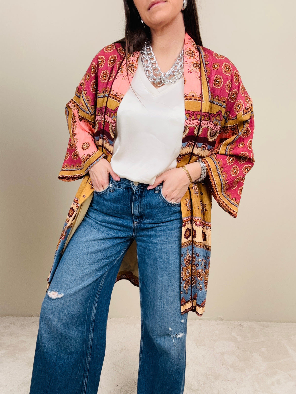Kimono fantasia patchwork