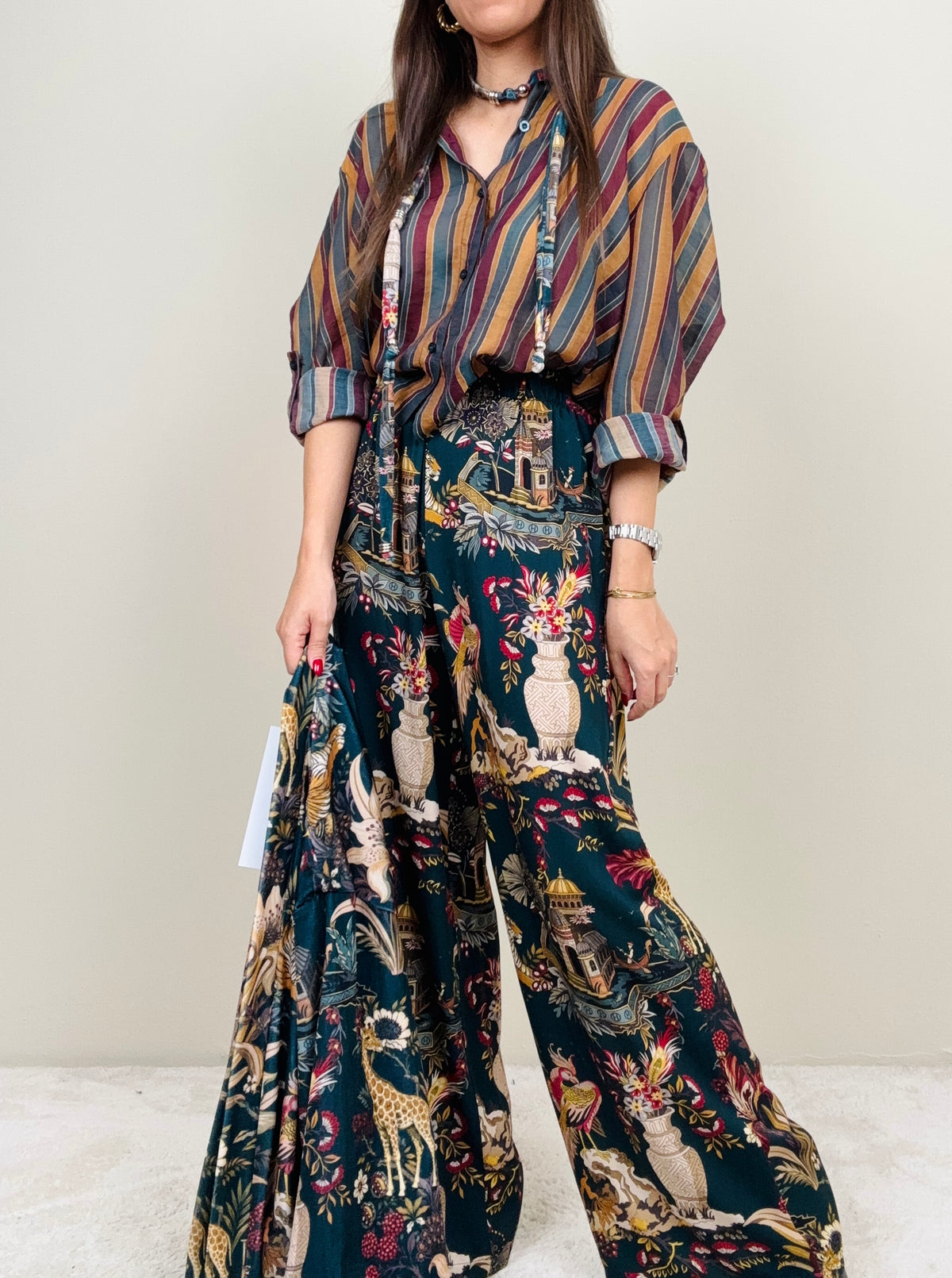 Pantalone Nomad ottanio